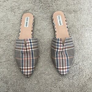 Steve Madden Plaid mule